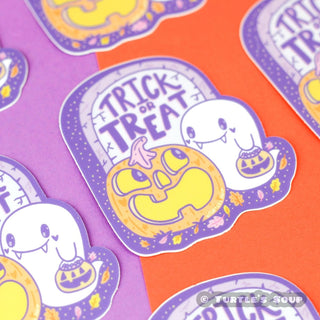 Turtle's Soup - Trick or Treat Pumpkin and Ghost - Klistremerke - COLORPOP