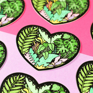 Turtle's Soup - Tropical Heart - Klistremerke - COLORPOP