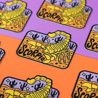Turtle's Soup - Zodiac Scorpio - Klistremerke - COLORPOP