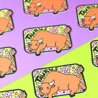 Turtle's Soup - Zodiac Taurus - Klistremerke - COLORPOP