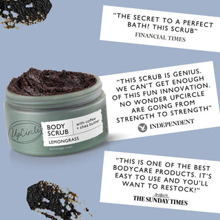 UpCircle - UpCircle Body Scrub – Skrubb med kaffe, sitrongress og sheasmør (220ml) - COLORPOP