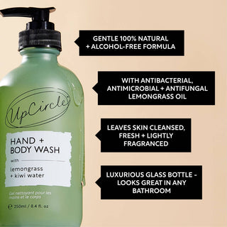 UpCircle - UpCircle Hand + Body Wash – Såpe for hender og kropp med kiwivann (250ml) - COLORPOP