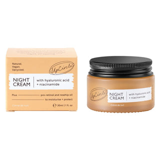 UpCircle - UpCircle Night Cream – Nattkrem med hyaluronsyre og niacinamid (reisestørrelse 30ml) - COLORPOP
