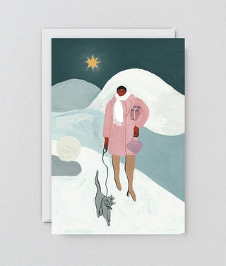 Wrap - Cat walk on a Christmas Night - Kort - COLORPOP