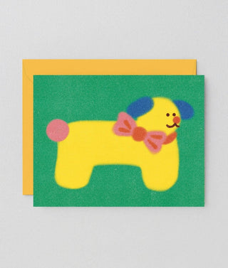 Wrap - Hund med Sløyfe - Kort - COLORPOP