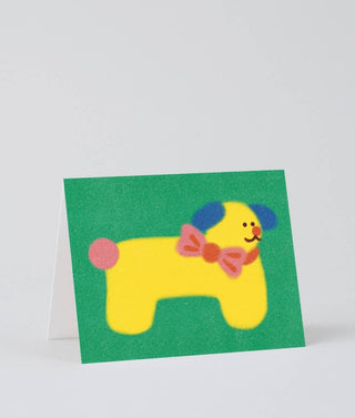 Wrap - Hund med Sløyfe - Kort - COLORPOP