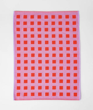 Wrap - Kjøkkenhåndkle - Lilac/Warm Red - COLORPOP