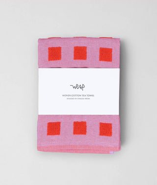 Wrap - Kjøkkenhåndkle - Lilac/Warm Red - COLORPOP