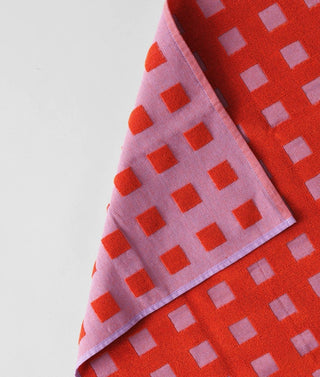 Wrap - Kjøkkenhåndkle - Lilac/Warm Red - COLORPOP