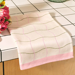 Wrap - Wave Grid Natural - Kjøkkenhåndkle - COLORPOP