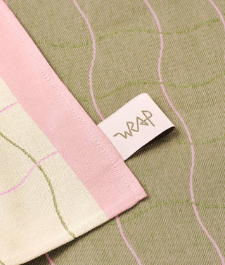 Wrap - Wave Grid Natural - Kjøkkenhåndkle - COLORPOP