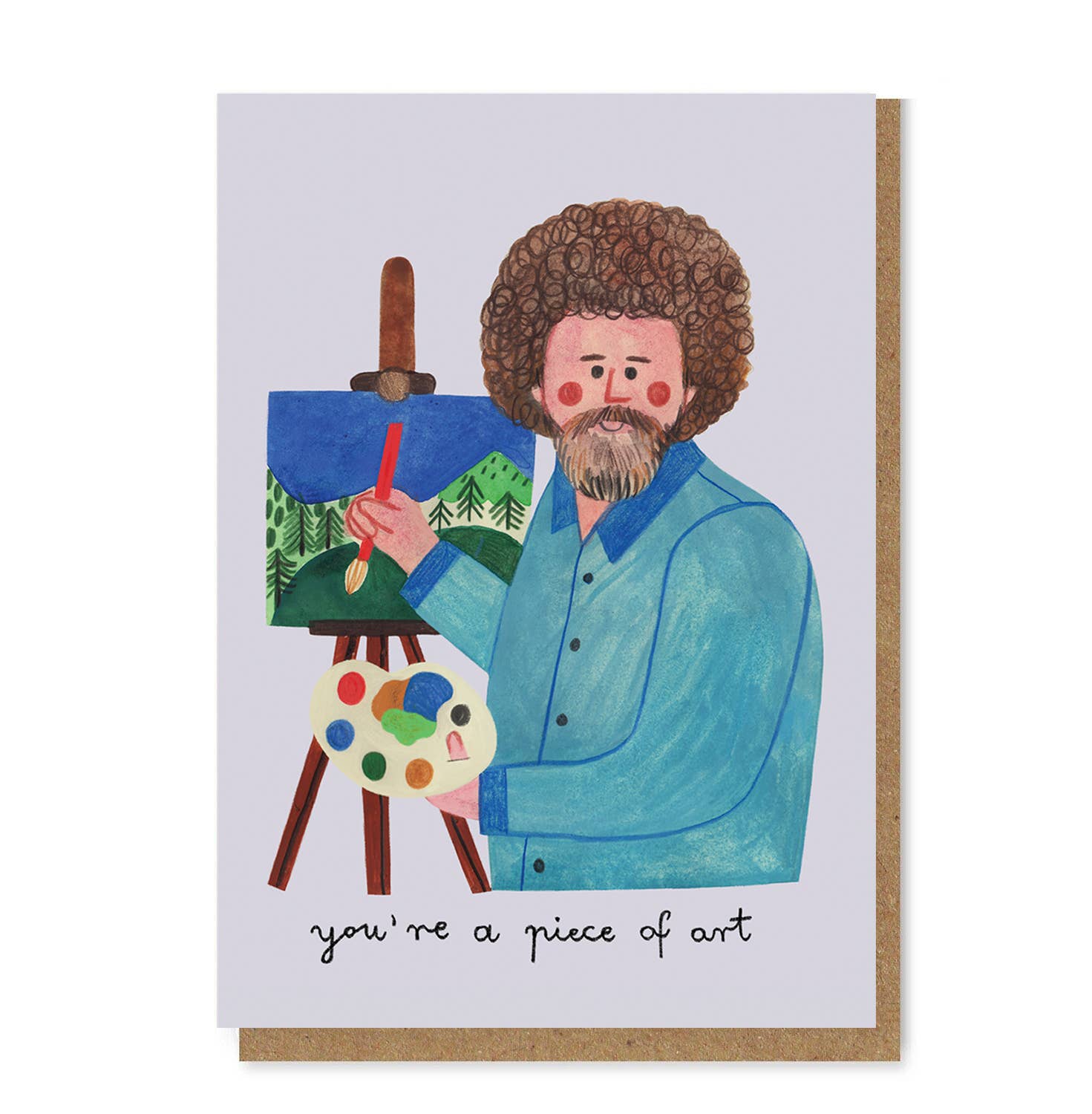 Daria Solak Illustrations - BOB ROSS Kort - COLORPOP