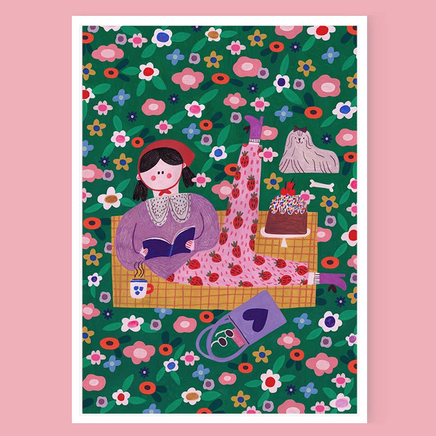 Daria Solak Illustrations - PICNIC Giclee Print A4 - COLORPOP