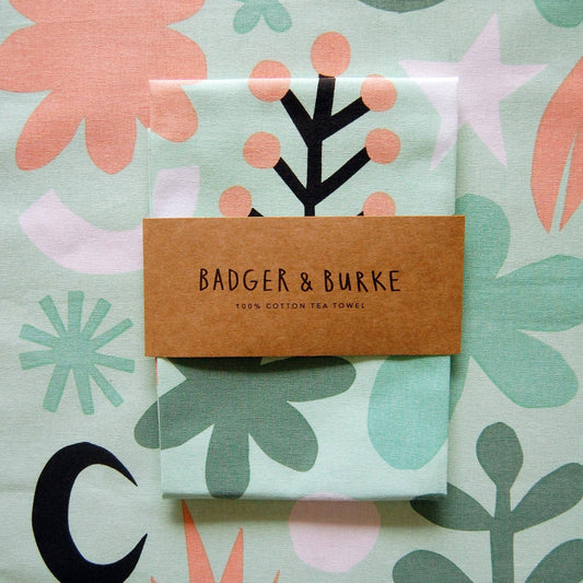 Badger & Burke - Kjøkkenhåndkle Mint - COLORPOP