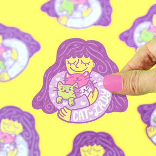Turtle's Soup - Cat Lady - Klistremerke - COLORPOP