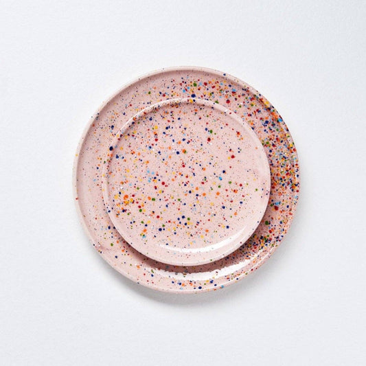 Party Salad Plate Pink