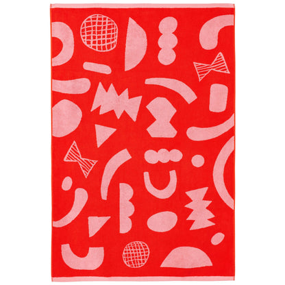 Donna Wilson - Håndkle "Abstract Shapes" - Badelaken 100 x 150 cm - COLORPOP