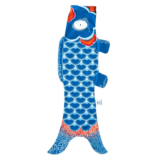 Madame Mo - Koinobori Ocean Blue - økologisk bomull - COLORPOP