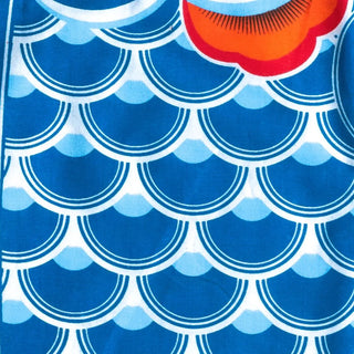 Madame Mo - Koinobori Ocean Blue - økologisk bomull - COLORPOP