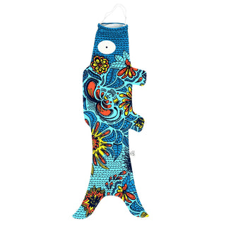 Koinobori Blue Blossom (M) - Økologisk Bomull