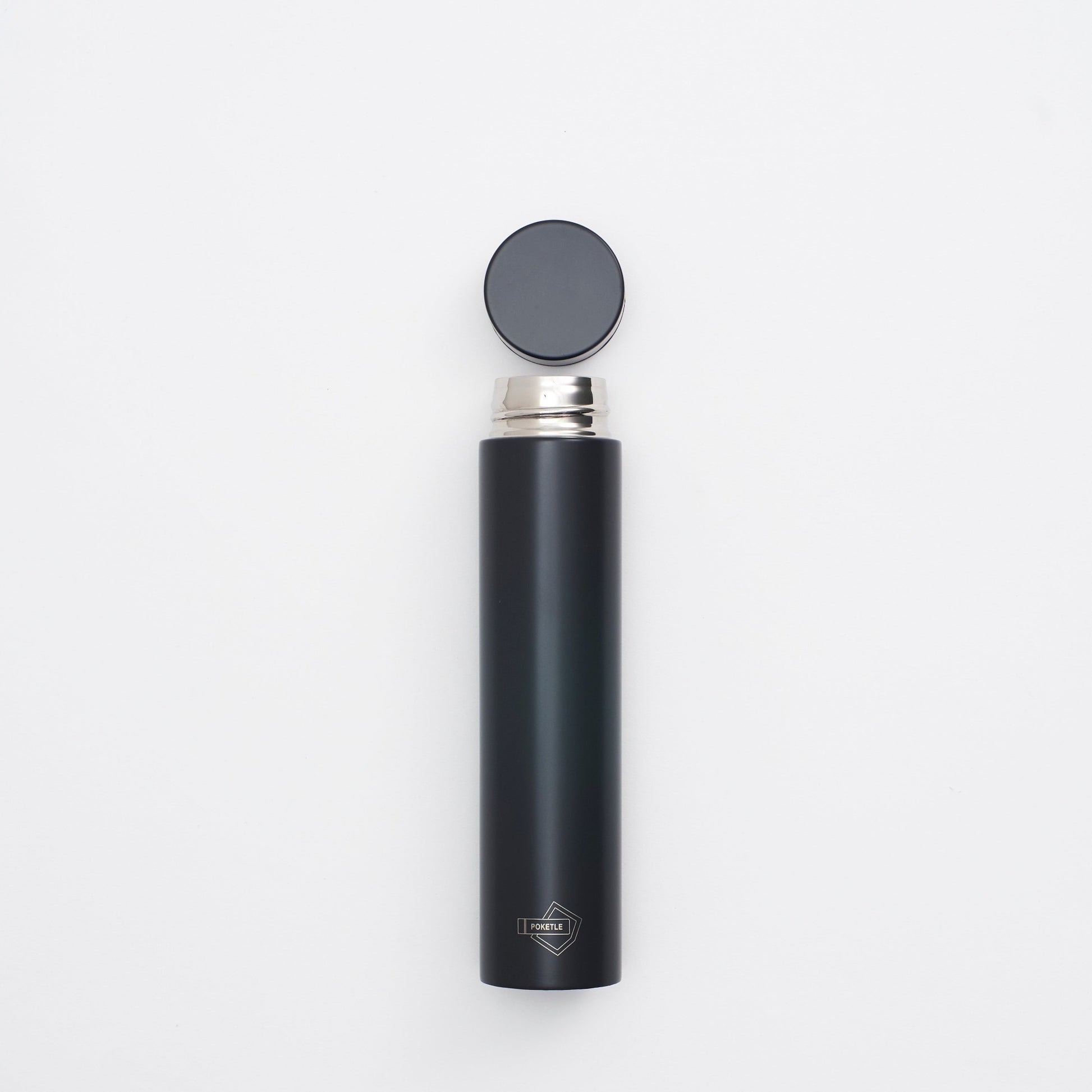 Poketle - Mini-termos/termokopp 180ml - Charcoal Grey - COLORPOP