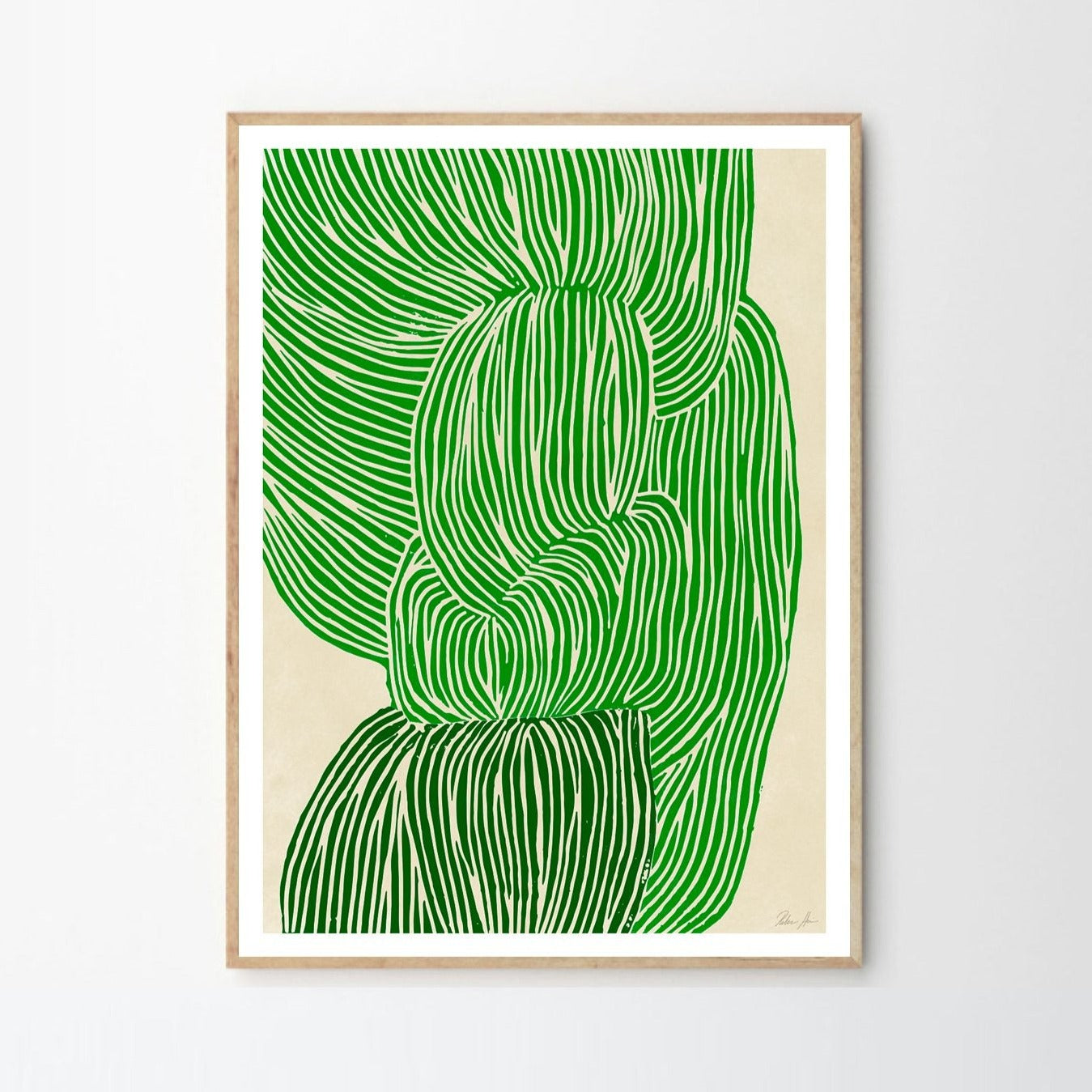 Rebecca Hein - Green Ocean 50 x 70 cm