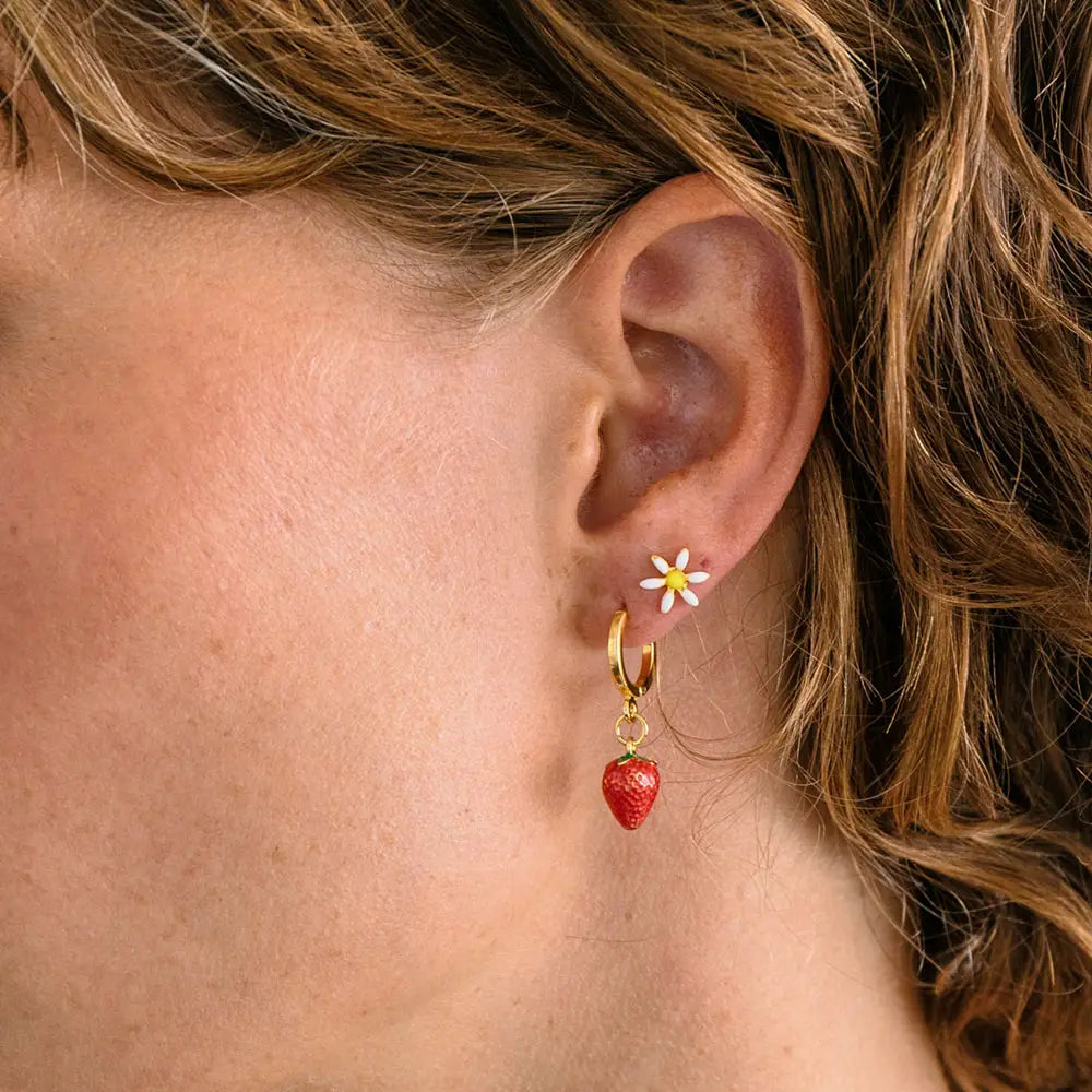 Amano Studio - Strawberry Huggie Hoops - COLORPOP