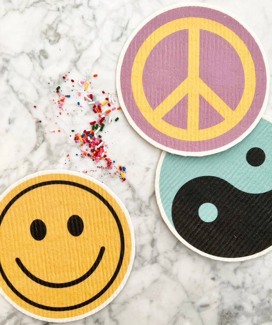 Svampeklut - Pakke med 3 - Combo Set Peace & Love