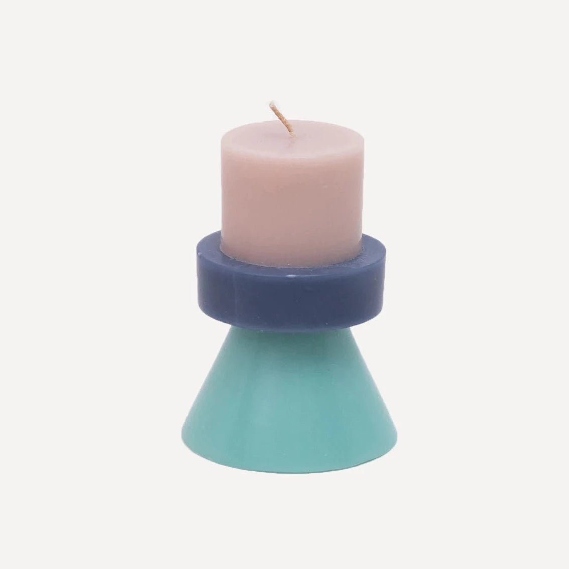 YOD AND CO - Stack Candle Mini - Nude, Pudderblå & Lys turkis - COLORPOP