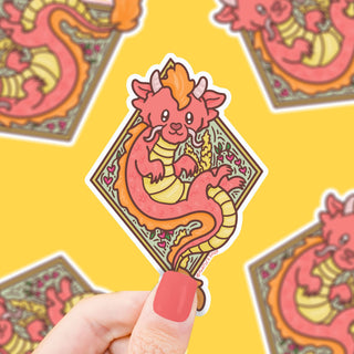 Year of the Dragon - Klistremerke