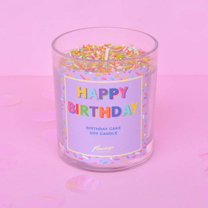 Happy Birthday Sprinkle Candle