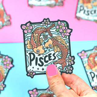 Zodiac Pisces - Klistremerke