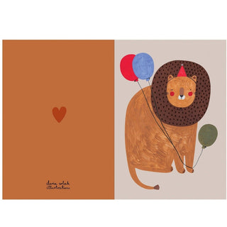 Daria Solak Illustrations - LION Kort - COLORPOP