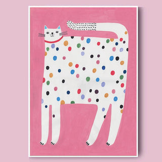 Daria Solak Illustrations - SPOTTED CAT Giclee Print A4 - COLORPOP