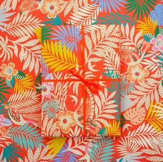 Elvira Van Vredenburgh Designs - Tropicana Gavepapir - 3 store ark - COLORPOP