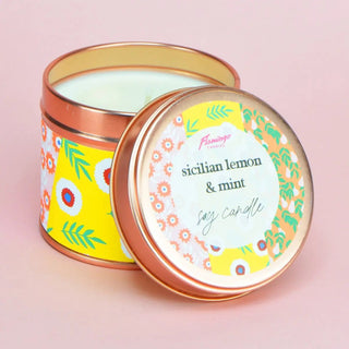 Flamingo Candles - Soyavoks Duftlys - Sicilian Lemon & Mint - COLORPOP