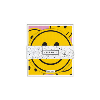 Hali Hali LLC - Svampeklut - Pakke med 3 - Combo Set Smiley - COLORPOP