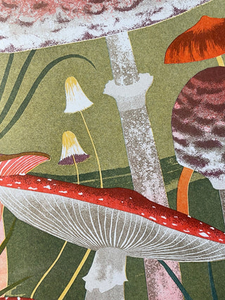 Printer Johnson - Fungi - A3 Risograph Print - COLORPOP