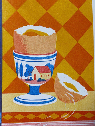 Printer Johnson - Teapot & Tulip - A3 Risograph Print - COLORPOP