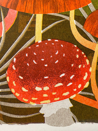 Printer Johnson - Fungi - A3 Risograph Print - COLORPOP