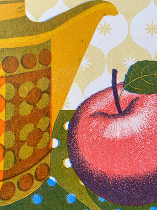 Printer Johnson - Teapot & Tulip - A3 Risograph Print - COLORPOP