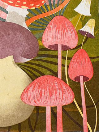Printer Johnson - Fungi - A3 Risograph Print - COLORPOP