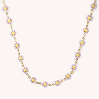 Nikki Smith Designs - Lilac Daisy Necklace - COLORPOP