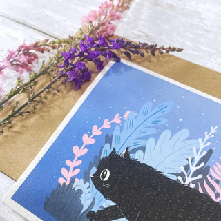 Paper Cat Club - Midnight Kitty - Kort - COLORPOP