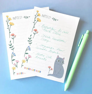 Paper Cat Club - Wildflowers Mini A6 Notatblokk - COLORPOP