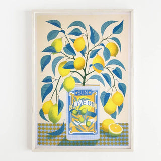 Printer Johnson - Lemon Tree - A3 Risograph Print - COLORPOP