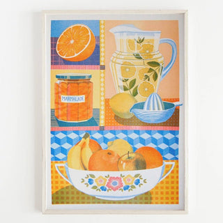 Printer Johnson - Orange & Lemon - A3 Risograph Print - COLORPOP