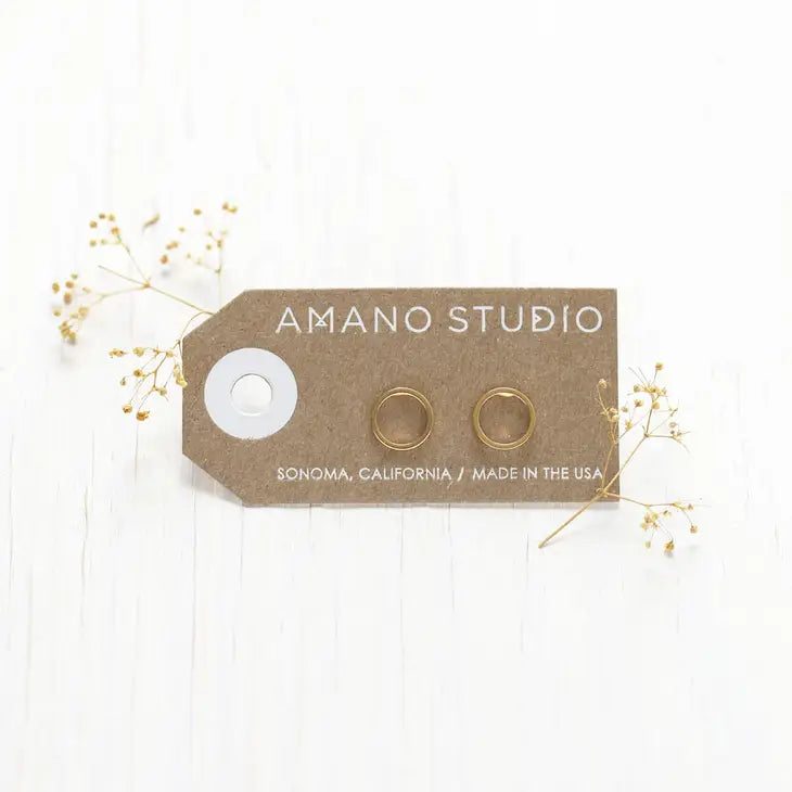 Amano Studio - Small Circle Øredobber - COLORPOP
