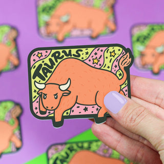 Turtle's Soup - Zodiac Taurus - Klistremerke - COLORPOP